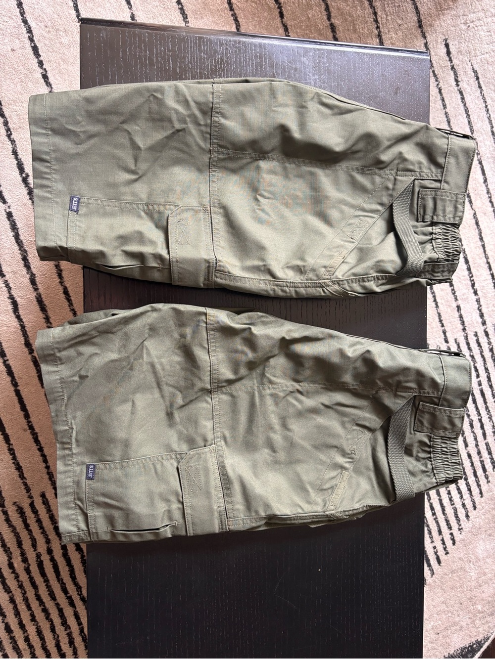 5.11 Tactical Olive Green Men's Cargo Shorts with D-Ring NWOT - Picture 8 of 8